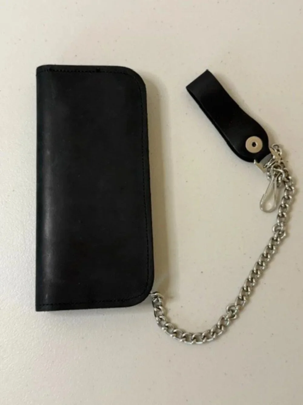 Leather Trucker/Biker Wallet (7.5